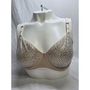 Victorias Secret Dream Angels Rhinestone Limited Edition Nude Bra 34DD-READ INFO